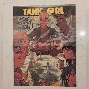 10" x 13" Tank Girl - Two Girls One Tank - Dual Sided Titan Comics Wall Poster
